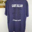 Wish Gary Allen Navy Blue Do You  It Was Me Tour Band Concert Tee XL Photo 1