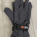 Trend Grey Ski Gear Fleece Sporty Winter Gloves Photo 1