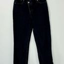 Abercrombie & Fitch  The Dad High Rise Crisscross Waist Black Raw Hem Size 29 8 Photo 5