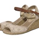 Ralph Lauren  Crochet Espadrille Wedge Sandals Photo 2