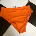 ONIA NWT  Sabrina Bikini Bottom Swim Bright Neon Orange Persimmon Beach size XL Photo 5