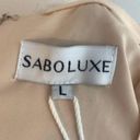 Sabo Skirt NWT Sabo Luxe Tan Sahana Drape Dress Photo 6