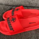 Lifeguard  Red and Black Slides Size 41 Photo 1