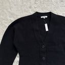 Madewell Sweater V-Neck Slim Cardigan Wool Blend True Black M NWT New Photo 6