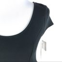 Kensie  Black Capped Sleeve Peplum Dress XS NWT Photo 3