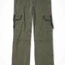 American Eagle AE Dreamy Drape Stretch Super High-Waisted Cargo Baggy Wide-Leg Pant Photo 1