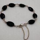 Onyx Handcrafted Black  Magnetic Bracelet Photo 2