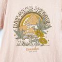 Tultex  Cannabox Womens 100% Cotton Boho Eat Your Veggies Graphic T Shirt Size M Photo 1