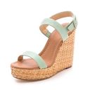 Kate Spade  Dancer Wedge Sandals Seafoam Photo 0