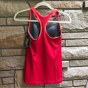 Nike  Drifit Long Tank Top Training athletic Small Neon Orange Pink NWT Photo 1