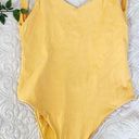 Vitamin A  EcoRib Leah One Piece Swimsuit in Marigold Sz M Photo 1