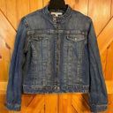 Tommy Hilfiger  VTG 2004 womens XL Cropped Denim Blue Jean Jacket Full Zipper (32 Photo 0