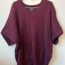 DKNY Pullover chunky knit sweater purple size small Photo 0