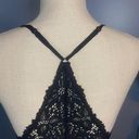 Aerie Black Floral Lace Bralette Photo 3