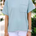 Shop The Mint All I Could Ask For Sage Green Ribbed Top from Photo 2
