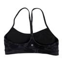 Lululemon  Flow Y Bra Nulu, Incognito Camo Multi Gray Sports Bra Photo 2