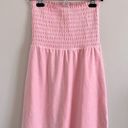 Juicy Couture  | Pink Strapless Velour Dress Photo 0