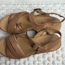 Kork-Ease KORKS BY  Women’s 10 Martinique Platform Wedge Sandal Leather Tan Boho Photo 7