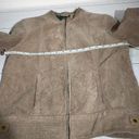 Ruff Hewn  Tan Leather Moto Jacket Size Medium Photo 4