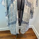 Treasure & Bond  Tie Dye High-Low Wrap Blue Shibori Stripe Photo 6