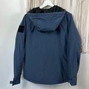 Reebok  Small Winter Parka/Coat Zippered Hooded Blue/Black Photo 2