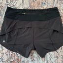 Lululemon  Speed Up Mid-Rise Short 4" in Black Like New Size 8 Photo 8