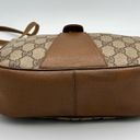 Gucci  Brown/Beige GG Supreme Canvas and Leather Vintage Web Shoulder Bag Photo 2