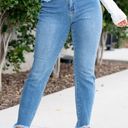 Judy Blue NWT  High Waist Frayed Slim Straight Leg Jeans 26W Photo 0