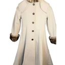 RARE Rothschild Vanilla Hooded Wool > Dress Coat Peacoat Size XS Photo 0