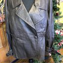 Lane Bryant  women’s 18/20 brown leather coat Photo 1