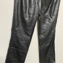 ZARA NWT  Black Faux Leather Straight Leg Pants Photo 10