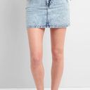 Gap NEW  Acid Wash Mini Skirt Denim Jean Stonewashed Retro 80s Vintage 27 Tall Photo 1