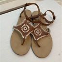 Jack Rogers Maci Sandals Bohemian Tan Leather Strappy Western Photo 0