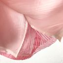 Brooks Brothers  Womens Linen Pleated A-Line Skirt Pink White Stripe Size 10 Photo 8