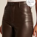 Abercrombie & Fitch Brown Leather Pants Photo 3