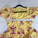 Likely ReVolve  Yellow Pink Rose Mini Quinn Dress in Snapdragon NWOT Photo 7