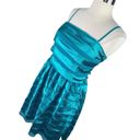 Lucy Paris  Dark Teal Tiered Ruffled Mini Dress Photo 1