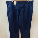 St. John’s Bay NWT XL  Mid-Rise Straight Navy Pants Photo 1