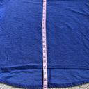 Apana Blue Yoga Long Sleeve Boatneck Top Size Medium Photo 3