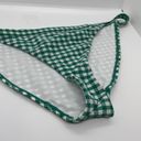 Topshop  Green Gingham Bikini Bottoms sz 8 Photo 2