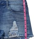 Harper  denim shorts embroidered pockets floral 29 blue Photo 7