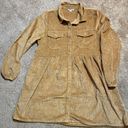 American Eagle AE CORDUROY BABYDOLL SHIRT DRESS Photo 7