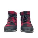 Sorel  Whitney Plaid Waterproof Snow Boots Red Dahila Size 6.5 Photo 1