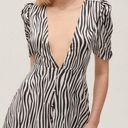 LIONESS Ask Anything Zebra Print Mini Dress NWT Photo 7