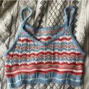 Knitted Crop Top Multiple Photo 0