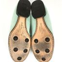 Salvatore Ferragamo  Sport Suede Penny Loafers Elasticized Topline Mint Green 6 Photo 4