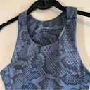 Anthropologie  All Fenix Racerback Sport Bra Python Snake Charcoal Gray Small Photo 4