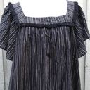 Isabel Maternity stripe short sleeve blouse Size Small Photo 6