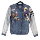 Guess  Original Patchwork Denim Bomber Jacket Y2K Fairy Cowgirl Gorpcore Boho S Photo 7