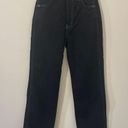 Reformation  Black Cowboy High Rise Straight Jeans Size 26 Photo 0